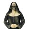 Sinister Sister Costume Stained Nun Gown Gloves Skull Cross Necklace Mask